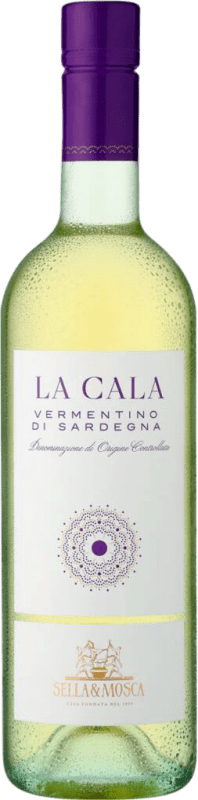 10,95 € Free Shipping | White wine Sella e Mosca La Cala Dry D.O.C. Vermentino di Sardegna Sardegna Italy Vermentino Bottle 75 cl