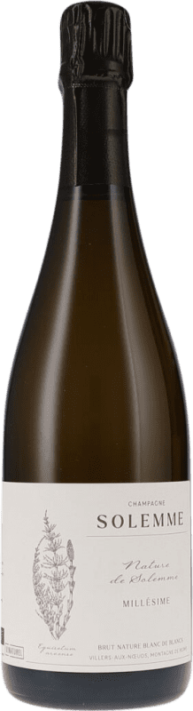 106,95 € Envio grátis | Espumante Branco Solemme Brut Nature — Bruto Natural Millésimé, Blanc de Blancs A.O.C. Champagne Champagne França Chardonnay 75 cl