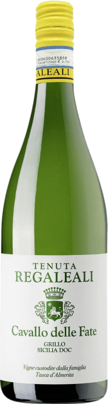 19,95 € Free Shipping | White wine Tenuta Regaleali Cavallo delle Fate Selezione Vigneti D.O.C. Sicilia Sicily Italy Grillo Bottle 75 cl