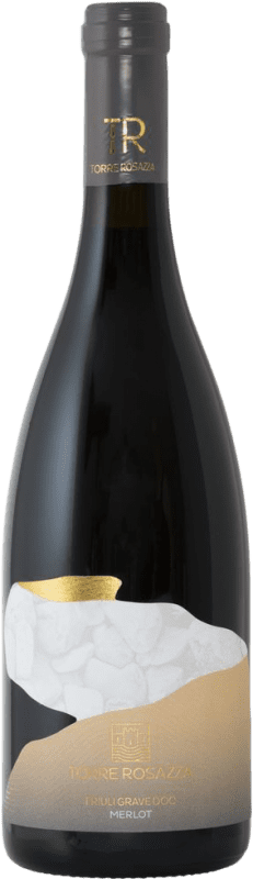 15,95 € Spedizione Gratuita | Vino Rosso Torre Rosazza Seco — Secco D.O.C. Friuli Friuli-Venezia Giulia Italia Merlot Bottiglia 75 cl