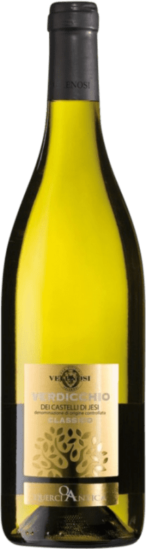 9,95 € Envío gratis | Vino blanco Velenosi Querci Antica Classico Seco D.O.C. Verdicchio dei Castelli di Jesi Marcas Italia Verdicchio Botella 75 cl