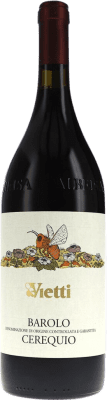 718,95 € 免费送货 | 红葡萄酒 Vietti Cerequio Seco — 干型 D.O.C.G. Barolo 皮埃蒙特 意大利 Nebbiolo — 内比奥罗 大瓶 — Magnum 1,5 L