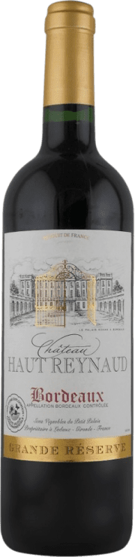 8,95 € Envoi gratuit | Vin rouge Petit Palais. Château Haut Reynaud Sec A.O.C. Bordeaux Bordeaux France Merlot, Cabernet Sauvignon, Cabernet Franc, Malbec Bouteille 75 cl