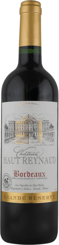 8,95 € Envío gratis | Vino Tinto Petit Palais. Château Haut Reynaud Seco A.O.C. Bordeaux Burdeos Francia Merlot, Cabernet Sauvignon, Cabernet Franc, Malbec Botella 75 cl