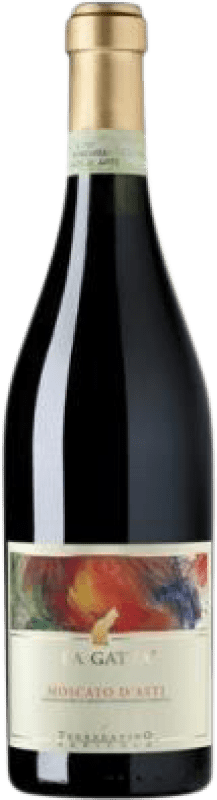 15,95 € Spedizione Gratuita | Vino bianco Vite Colte La Gatta D.O.C.G. Moscato d'Asti Piemonte Italia Bottiglia 75 cl