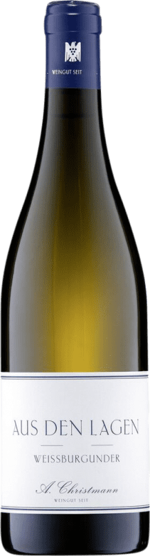 31,95 € Envío gratis | Vino blanco A. Christmann Aus den Lagen V.D.P. Gutswein Pfälz Alemania Pinot Blanco Botella 75 cl