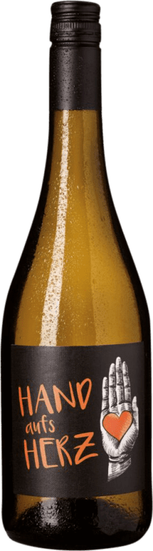 8,95 € Spedizione Gratuita | Vino bianco Frieden Berg Cuvée Hand aufs Herz Secco Q.b.A. Mosel Mosel Germania Bottiglia 75 cl