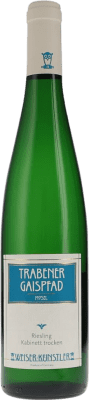 26,95 € Free Shipping | White Wine Weiser Künstler Trabener Gaispfad Trocken — Dry Kabinett — Ripe Harvest Q.b.A. Mosel Mosel Germany Riesling 75 cl