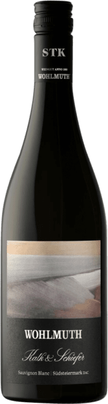 15,95 € Spedizione Gratuita | Vino bianco Wohlmuth Steirischer Panther Secco D.A.C. Südsteiermark Austria Sauvignon Bianca, Riesling Bottiglia 75 cl