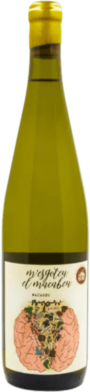 16,95 € Envío gratis | Vino blanco Puig-Batet M'Esgoteu el Macabeu D.O. Penedès España Macabeo Botella 75 cl