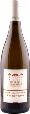 22,95 € 免费送货 | 白酒 Château de la Greffière. La Roche Vineuse A.O.C. Mâcon 勃艮第 法国 Chardonnay 瓶子 75 cl