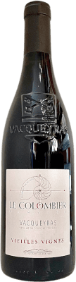 19,95 € Бесплатная доставка | Красное вино Domaine du Colombier Vieilles Vignes A.O.C. Vacqueyras Рона Франция Grenache, Monastrell бутылка 75 cl