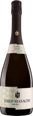 7,95 € Envio grátis | Espumante branco Josep Masachs Brut D.O. Cava Espanha Macabeo, Xarel·lo, Parellada Meia Garrafa 37 cl