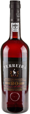 72,95 € Envío gratis | Vino Generoso Fortificado Sogrape Ferreira I.G. Douro Oporto Portugal Tempranillo, Touriga Franca, Touriga Nacional, Tinta Amarela, Tinta Cão, Tinta Barroca 20 Años 75 cl