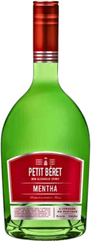 25,95 € Envío gratis | Licores Le Petit Béret Mentha Francia Botella 75 cl Sin Alcohol