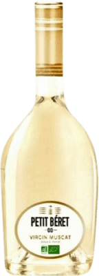 14,95 € Бесплатная доставка | Белое вино Le Petit Béret Virgin Франция Moscato — Мускат 75 cl Без алкоголя