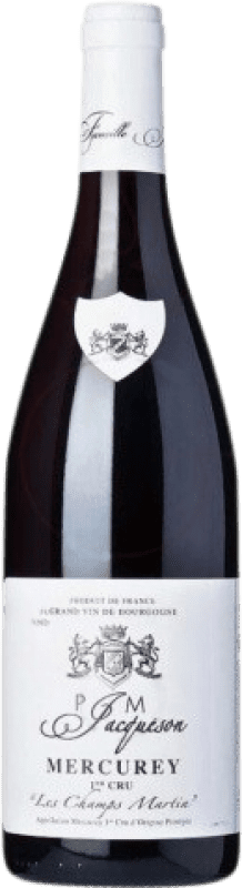 54,95 € Spedizione Gratuita | Vino Rosso Paul Jacqueson Les Champs Martin 1er Premier Cru Crianza — Invecchiato in Botte A.O.C. Mercurey Borgogna Francia 75 cl