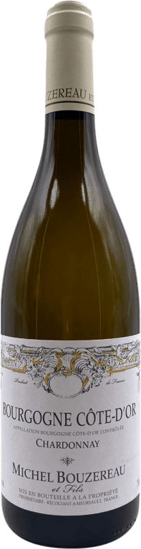 58,95 € 送料無料 | 白ワイン Michel Bouzereau Côte d'Or 高齢者 A.O.C. Bourgogne ブルゴーニュ フランス Chardonnay ボトル 75 cl