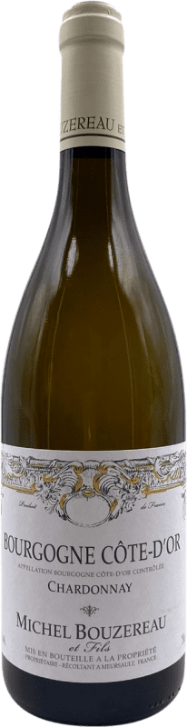 44,95 € Envío gratis | Vino Blanco Michel Bouzereau Crianza A.O.C. Bourgogne Côte d'Or Borgoña Francia Chardonnay 75 cl