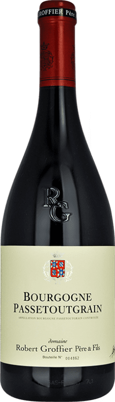 66,95 € Envío gratis | Vino Tinto Robert Groffier Passe Tout Grains Crianza A.O.C. Bourgogne Borgoña Francia Botella 75 cl