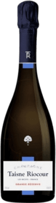 65,95 € Free Shipping | White sparkling Maison Taisne Riocour Brut Grand Reserve A.O.C. Champagne Champagne France Pinot Black, Chardonnay Bottle 75 cl