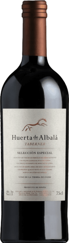 46,95 € Envío gratis | Vino tinto Huerta de Albalá Taberner Selección Especial I.G.P. Vino de la Tierra de Cádiz España Merlot, Syrah, Cabernet Sauvignon, Tintilla de Rota Botella 75 cl