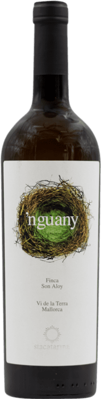 15,95 € Envío gratis | Vino blanco Santa Catarina Nguany Blanco I.G.P. Vi de la Terra de Mallorca Mallorca España Viognier, Giró Ros Botella 75 cl
