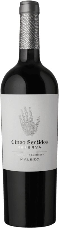 12,95 € 免费送货 | 红葡萄酒 Finca Algarve Cinco Sentidos 珍藏 I.G. Mendoza 门多萨 阿根廷 Malbec — 马尔贝克 75 cl