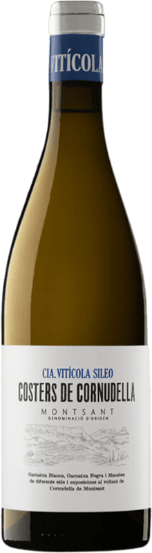 27,95 € Бесплатная доставка | Белое вино Vitícola Sileo Costers de Cornudella D.O. Montsant Испания Garnacha — Гренаш, Macabeo — Макабео 75 cl