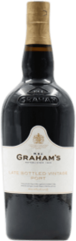 23,95 € Free Shipping | Fortified wine Graham's LBV Late Bottled Vintage Portugal Touriga Franca, Touriga Nacional, Tinta Amarela, Tinta Barroca, Alicante Bouschet Bottle 1 L