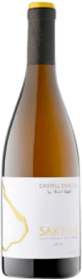 112,95 € Бесплатная доставка | Белое вино Castell d'Encus Saktih Испания Sauvignon White бутылка 75 cl