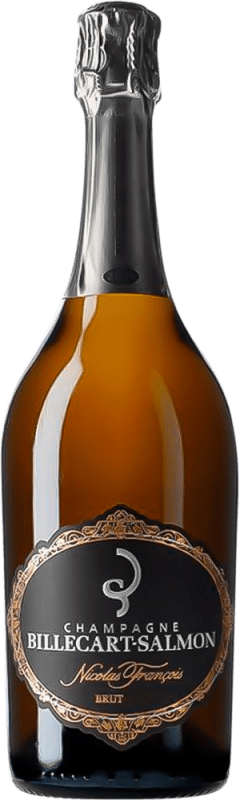 215,95 € Бесплатная доставка | Белое игристое вино Billecart-Salmon Nicolas François Brut — брют Cuvée A.O.C. Champagne шампанское Франция Pinot Noir — Пино Нуар, Chardonnay — Шардоне 75 cl