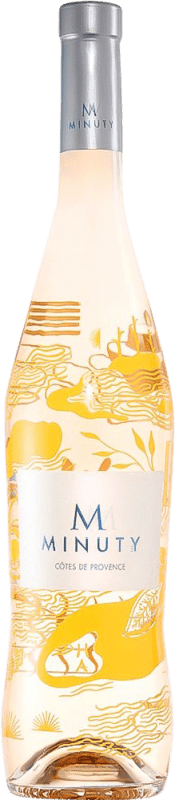 19,95 € Бесплатная доставка | Розовое вино Château Minuty M Ограниченный выпуск A.O.C. Côtes de Provence Франция Syrah — Сира, Garnacha — Гренаш, Cinsault — Сансо, Tibouren — Тибурен 75 cl
