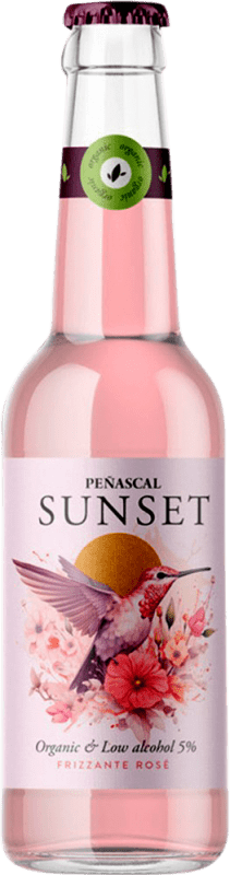 28,95 € Бесплатная доставка | Розовое вино Peñascal Sunset Испания Tempranillo — Темпранильо, Garnacha — Гренаш Бутылка на треть 33 cl