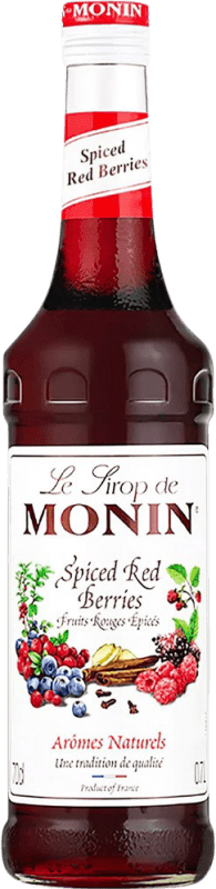 18,95 € Free Shipping | Schnapp Monin Spiced Red Berries Sirope France Bottle 70 cl