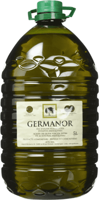 66,95 € Spedizione Gratuita | Olio d'Oliva Actel Germanor PET Catalogna Spagna Arbequina Caraffa 5 L
