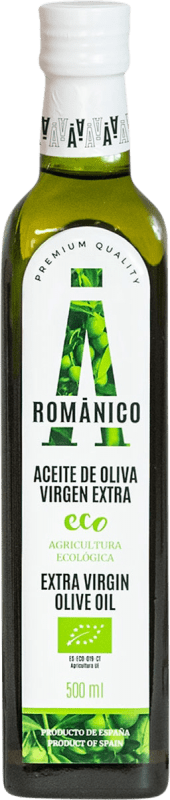 10,95 € 免费送货 | 橄榄油 Actel Románico EVOO 特级初榨 加泰罗尼亚 西班牙 Arbequina — 阿贝基纳 Organic — 有机 中瓶装 50 cl 玻璃