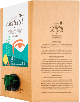 65,95 € Spedizione Gratuita | Olio d'Oliva Encarnación Esencial Verde D.O. Sierra de Cazorla Andalusia Spagna Picual Bag in Box 3 L