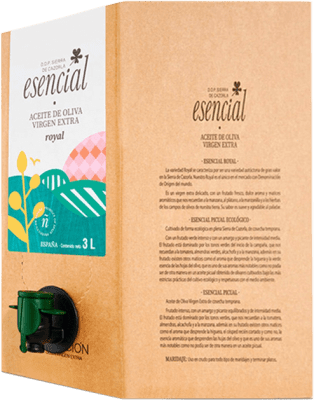 51,95 € Envio grátis | Azeite de Oliva Encarnación Esencial Verde, AOVE Virgem Extra D.O. Sierra de Cazorla Andaluzia Espanha Royal Bag in Box 3 L