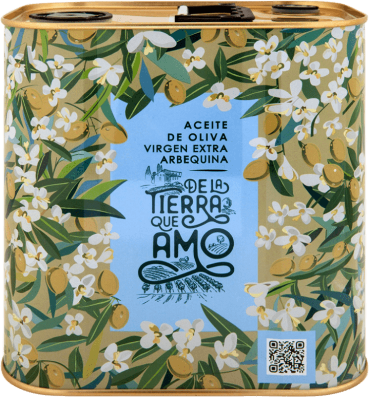 58,95 € Envío gratis | Aceite de Oliva Castillo de Canena De La Tierra que Amo AOVE Virgen Extra Andalucía España Arbequina Lata Especial 2,5 L