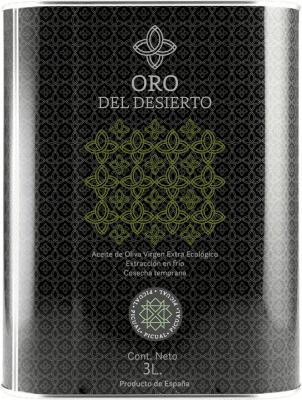 78,95 € Envio grátis | Azeite de Oliva Oro del Desierto Andaluzia Espanha Picual Lata Especial 3 L