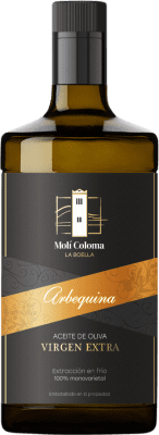 16,95 € Envio grátis | Azeite de Oliva Finca Molí Coloma La Boella Vidrio D.O.P. Siurana Catalunha Espanha Arbequina Garrafa Medium 50 cl