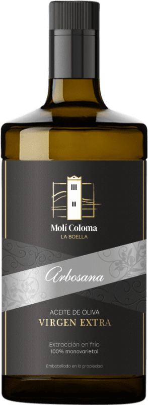 11,95 € 送料無料 | オリーブオイル Finca Molí Coloma EVOO エキストラバージン カタロニア スペイン Arbosana — アルボサナ ミディアムボトル 50 cl ガラス