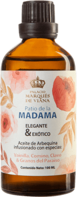 166,95 € Envío gratis | Caja de 12 unidades Aceite de Oliva Palacio Marqués de Viana Palacio de la Madama Vidrio Andalucía España Botellín Miniatura 10 cl