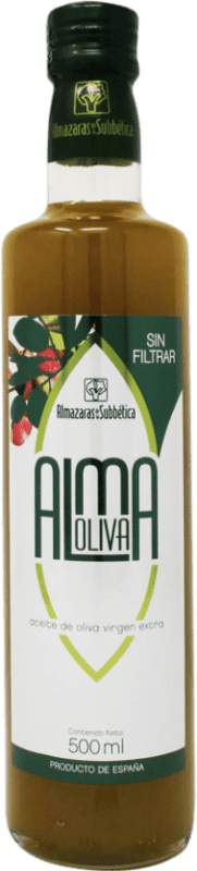 13,95 € Envío gratis | Aceite de Oliva ‎Almazaras de la Subbética Almaoliva Gran Selección Sin Filtrar Fresco Vidrio Andalucía España Botella Medium 50 cl