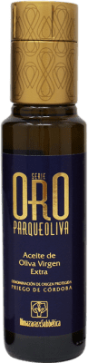 6,95 € Envío gratis | Aceite de Oliva Almazaras de la Subbética Parqueoliva Serie Oro Vidrio D.O.P. Priego de Córdoba Andalucía España Hojiblanca, Picuda Botellín Miniatura 10 cl