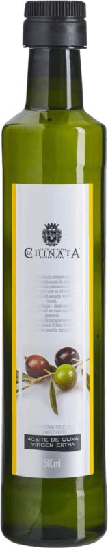 8,95 € Envio grátis | Azeite de Oliva La Chinata Virgen Extra PET Extremadura Espanha Garrafa Medium 50 cl