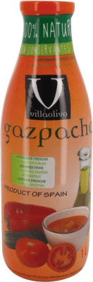 Refrescos y Mixers Mediterráneo Villaolivo Gazpacho Vidrio 1 L