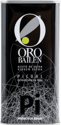 15,95 € Kostenloser Versand | Olivenöl Oro Bailén E-NOL Extra Nativ Andalusien Spanien Picual Dose 50 cl