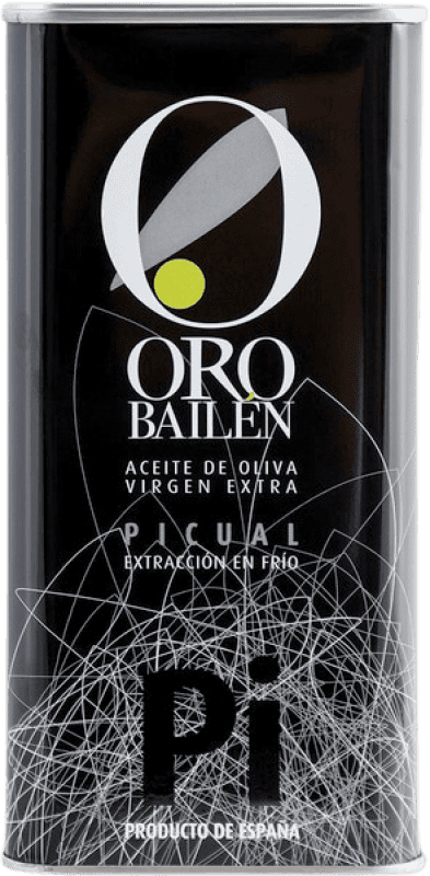 13,95 € Envio grátis | Azeite de Oliva Oro Bailén Andaluzia Espanha Picual Lata Especial 50 cl